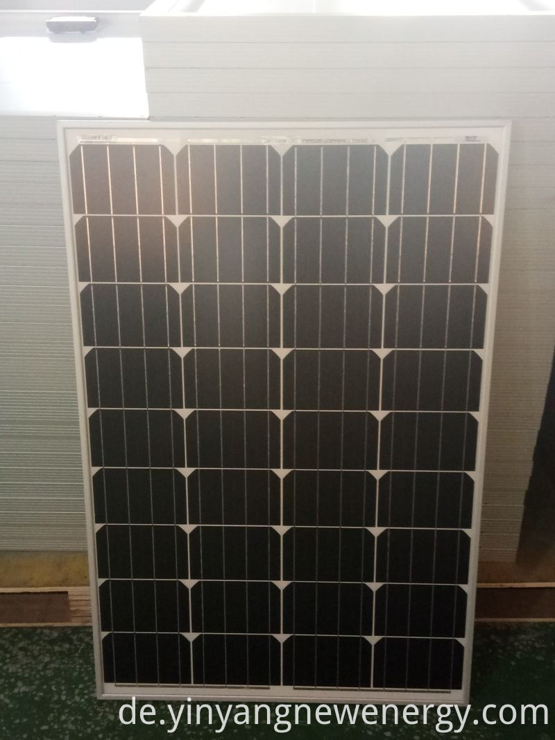 110W Mono Solarmodule mit 25 Jahren Garantie